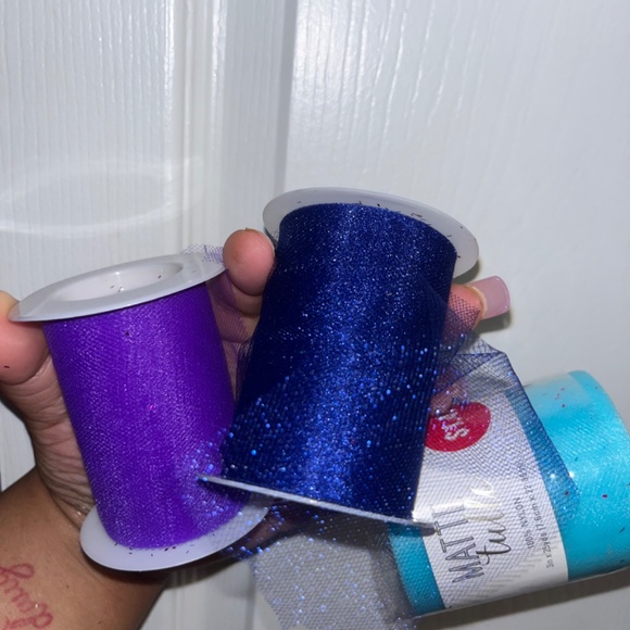 12 Rolls | Tulle Fabric - Picture 3 of 4